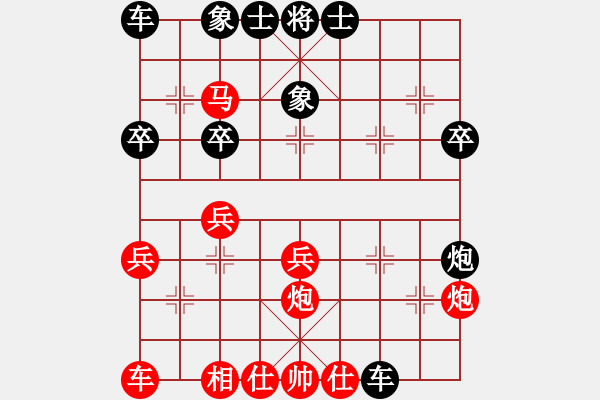 象棋棋譜圖片：本地姜(9段)-負(fù)-港島小棋迷(月將) - 步數(shù)：30 