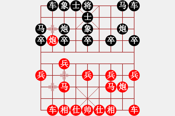 象棋棋譜圖片：葬心紅勝sml188a【仙人指路進(jìn)右馬對(duì)飛象】 - 步數(shù)：10 