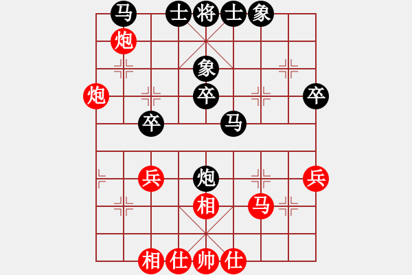 象棋棋譜圖片：陳富杰 先和 謝業(yè)枧 - 步數(shù)：40 