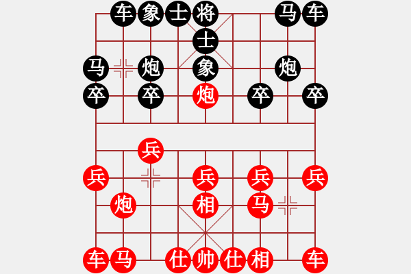 象棋棋谱图片：潘振波 先和 陆伟韬 - 步数：10 