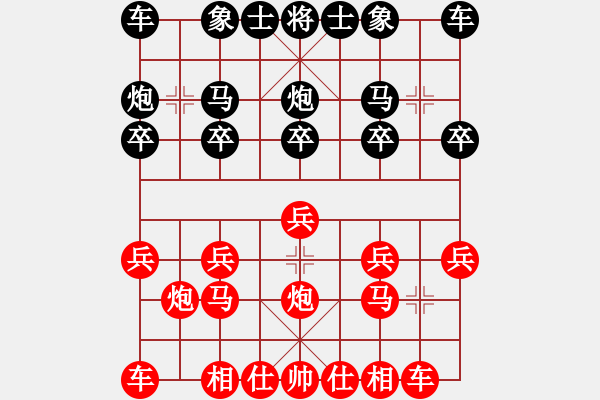 象棋棋譜圖片：唐太宗(9段)-和-天意如斯(9級(jí)) - 步數(shù)：10 