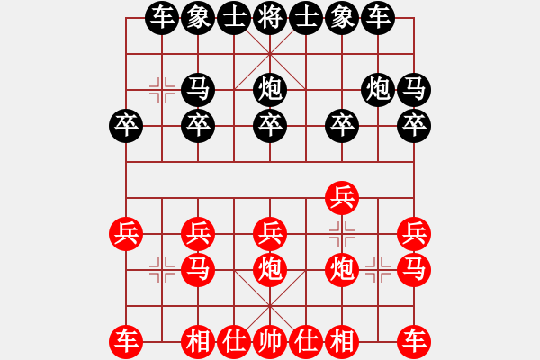 象棋棋譜圖片：盛世丹心[1833448114] -VS- 沈川星西[284095332] - 步數(shù)：10 