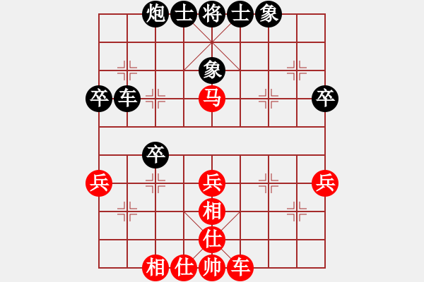 象棋棋譜圖片：四平反宮馬(6段)-負-雪花凡(8段) - 步數(shù)：40 