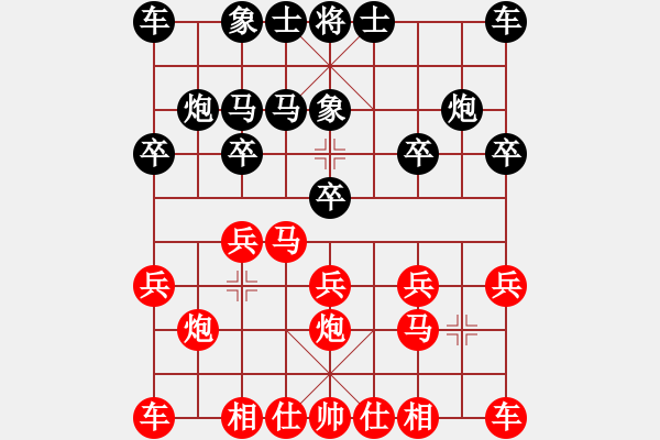 象棋棋譜圖片：一歲女孩先勝310 - 步數(shù)：10 