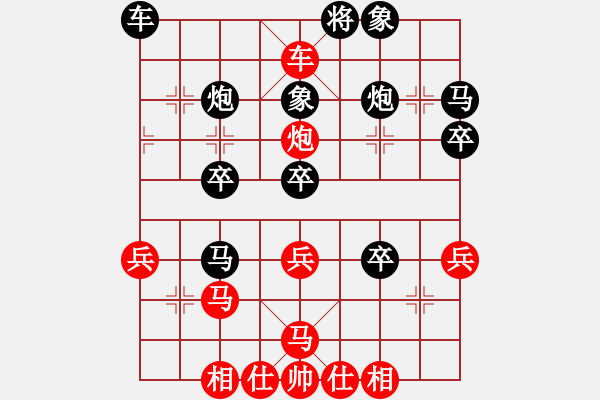 象棋棋譜圖片：仙馬上河 老劉 馬三進(jìn)二8仕四進(jìn)五 - 步數(shù)：34 