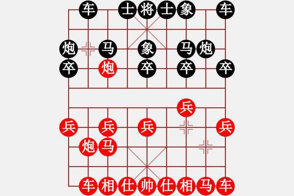 象棋棋譜圖片：南昌老糊涂(5段)-勝-寧河象棋(6段) - 步數(shù)：10 