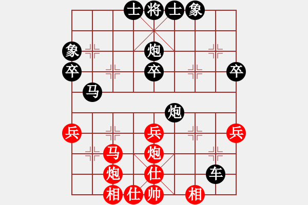 象棋棋譜圖片：東馬 嘉涵 負 德國 濮方堯 - 步數(shù)：40 