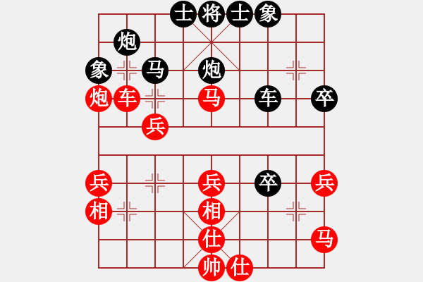 象棋棋譜圖片：弈弈忽悠(2段)-負(fù)-lllokl(1段) - 步數(shù)：40 