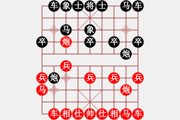 象棋棋譜圖片：我心的飛翔(2段)-負-孤獨棋客(3段) - 步數(shù)：10 