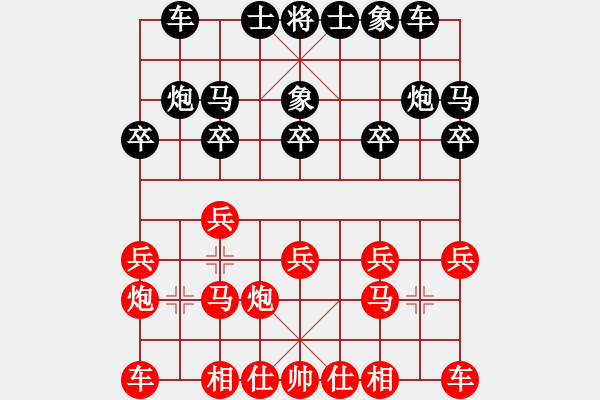 象棋棋譜圖片：過(guò)宮炮（長(zhǎng)途奔襲，妙手擒王） - 步數(shù)：10 