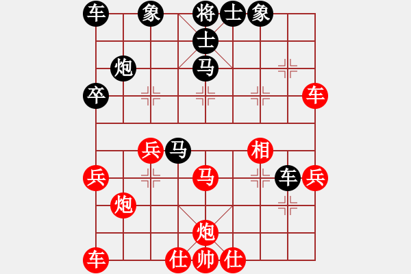 象棋棋譜圖片：帥淇(地煞)-勝-騎豬去沖浪(天罡) - 步數(shù)：40 