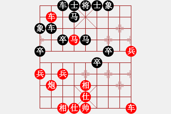 象棋棋譜圖片：xqzero(9星)-和-濰衛(wèi)校甄(9星) - 步數(shù)：40 