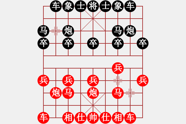 象棋棋譜圖片：陳子鳴(6段)-勝-遂寧小狐貍(7段) - 步數(shù)：10 