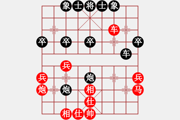 象棋棋譜圖片：云南省棋牌運(yùn)動(dòng)管理中心 黨國(guó)蕾 和 北京威凱建設(shè)隊(duì) 劉歡 - 步數(shù)：30 