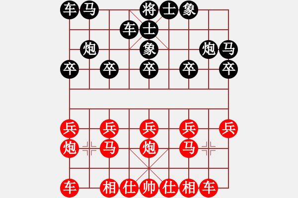 象棋棋譜圖片：小飛俠先負月亮灣 - 步數(shù)：10 