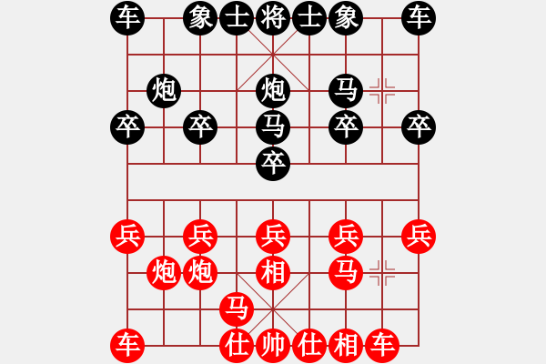 象棋棋譜圖片：彭安林[業(yè)9-3] 先勝 于福華[業(yè)9-3]  - 步數(shù)：10 