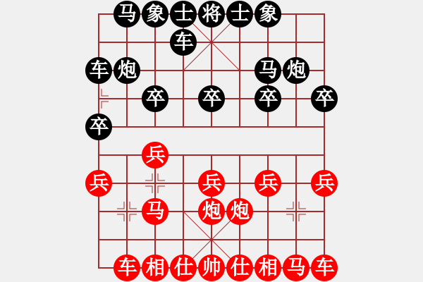 象棋棋譜圖片：眏眏眏(5段)-勝-滴血狼頭(9段) - 步數(shù)：10 