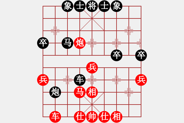 象棋棋譜圖片：青島科技大(6段)-和-布衣圣手(3段) - 步數(shù)：58 