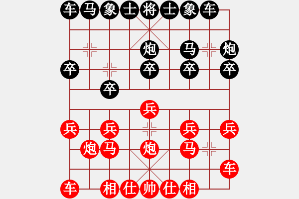 象棋棋譜圖片：貴州 李春建 負(fù) 重慶 楊超 - 步數(shù)：10 