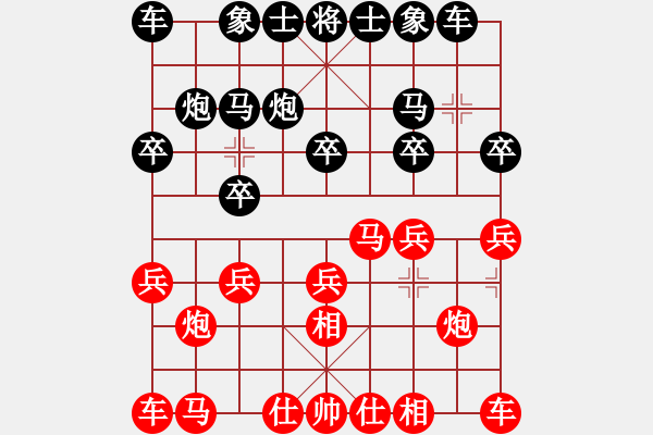 象棋棋譜圖片：過去(風(fēng)魔)-和-jzlr(9星) - 步數(shù)：10 