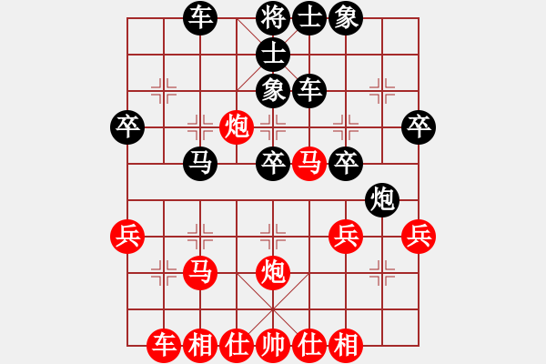 象棋棋譜圖片：京城一斧(6段)-負(fù)-處女沙加(3段) - 步數(shù)：40 