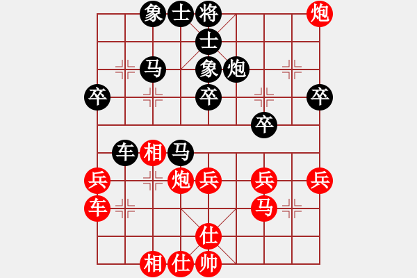 象棋棋譜圖片：◇、川川 -VS- 運(yùn)氣轉(zhuǎn)折地 - 步數(shù)：40 