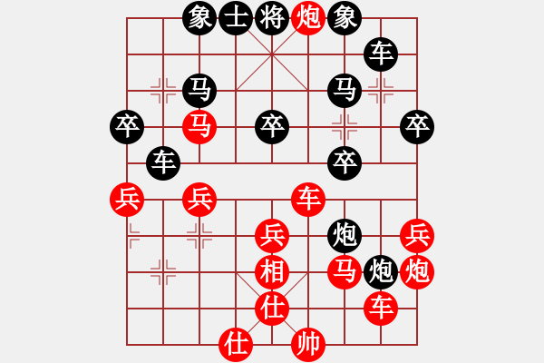 象棋棋譜圖片：立馬華山(8段)-負(fù)-隔斷紅塵(8段) - 步數(shù)：40 