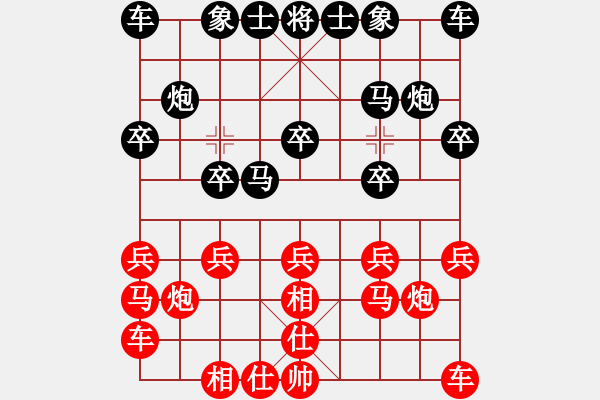 象棋棋譜圖片：變了散了算了 勝 紫薇花對紫微郎 - 步數(shù)：10 