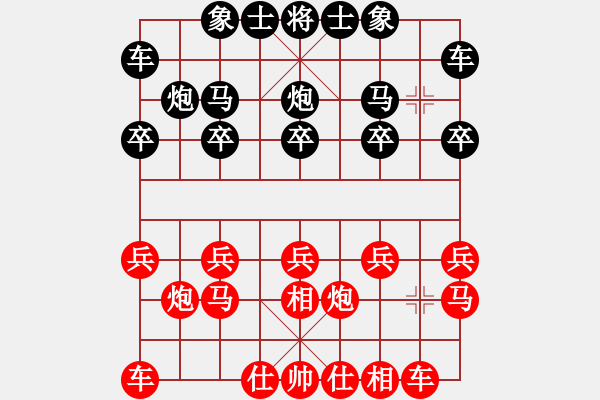 象棋棋譜圖片：大浪淘沙[840523486] -VS- 橫才俊儒[292832991] - 步數(shù)：10 