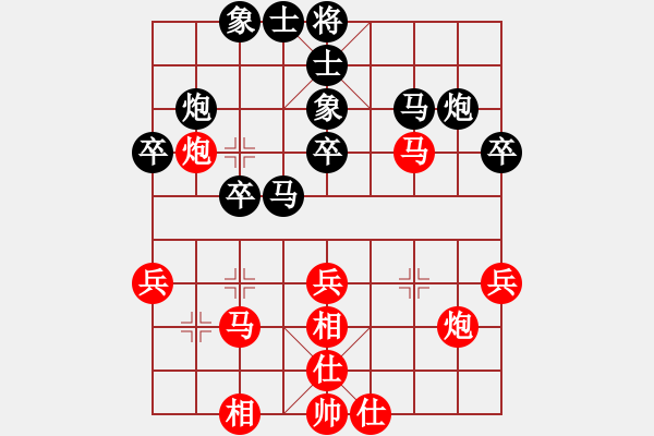 象棋棋譜圖片：12月19日等級(jí)賽第六輪先負(fù)葛天澤（排鐘） - 步數(shù)：40 