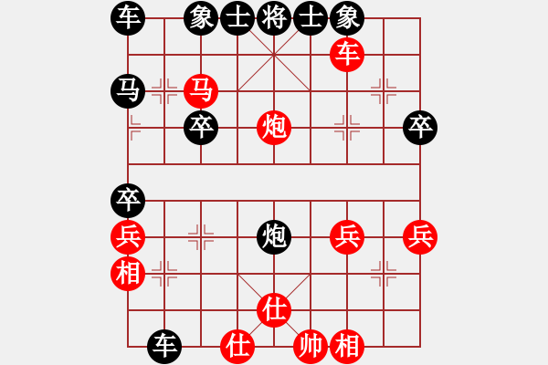 象棋棋譜圖片：順炮直車左炮巡河破橫車010 - 步數(shù)：15 