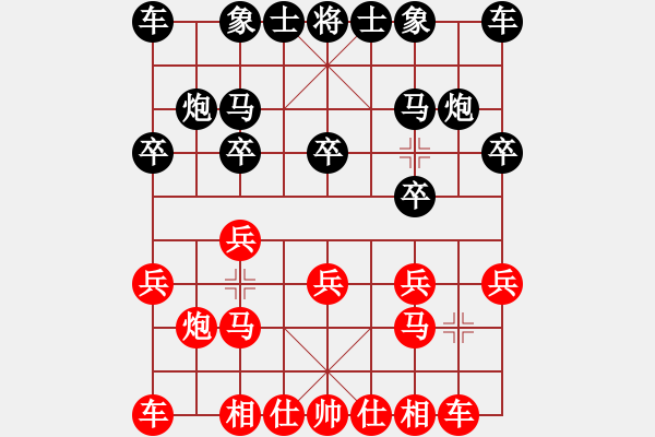 象棋棋譜圖片：‖棋家軍‖[474177218] -VS- 金鉤掛玉[864695392] - 步數(shù)：10 