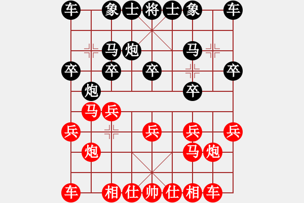 象棋棋譜圖片：人人之間(北斗)-和-老舞(電神) - 步數(shù)：10 