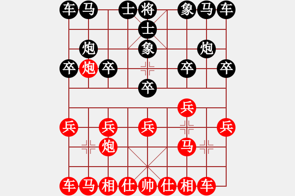 象棋棋譜圖片：665局 A07- 金鉤炮局-小蟲引擎23層(2688) 先勝 太史慈(1250) - 步數(shù)：10 