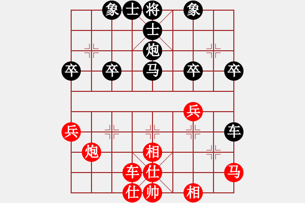 象棋棋譜圖片：大富龜[紅] -VS- 品棋強(qiáng)[黑] - 步數(shù)：40 