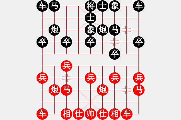 象棋棋譜圖片：bbboy002[紅] -VS- zhywyh1234[黑] - 步數(shù)：10 