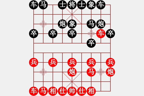 象棋棋譜圖片：左文靜 先勝 安娜 - 步數(shù)：10 