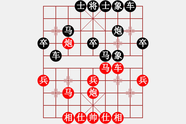 象棋棋譜圖片：阿海岸(1段)-負(fù)-okgggggggg(2段) - 步數(shù)：30 