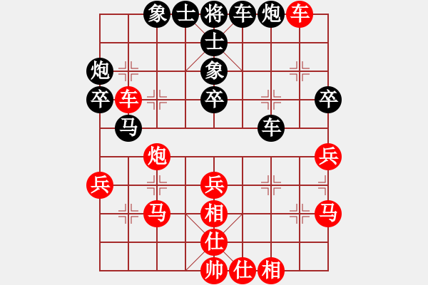 象棋棋譜圖片：凡夫俗子[-] 負(fù) 卍 體象金姻 卐[972511176] - 步數(shù)：50 