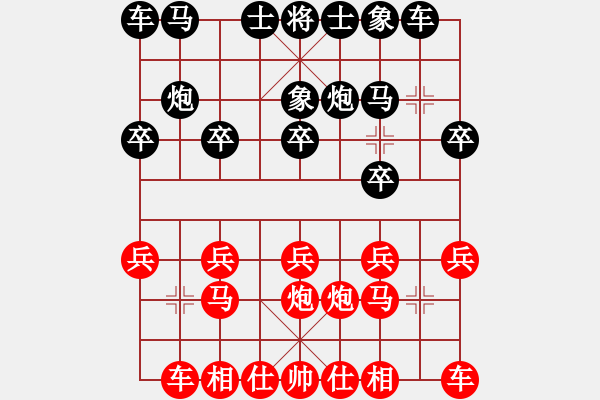 象棋棋譜圖片：csmcsm(1弦)-負-松下酷代子(1星) - 步數(shù)：10 