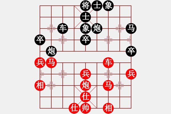 象棋棋譜圖片：水色紅顏(人王)-勝-旋風(fēng)小子(日帥) - 步數(shù)：40 