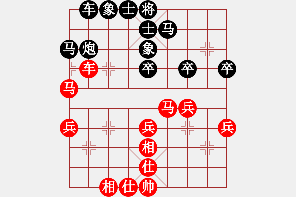 象棋棋譜圖片：峽夜[2356803169] -VS- 東邪[759238036] - 步數(shù)：40 