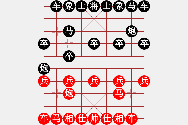 象棋棋譜圖片：瞎球下(6星)-和-haoav(6星) - 步數(shù)：10 