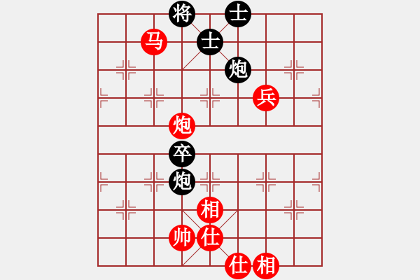 象棋棋譜圖片：bbboy002(8級)-和-ccbbgg(8級) - 步數(shù)：100 