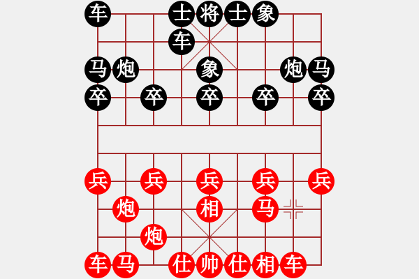 象棋棋譜圖片：1539局 A07- 金鉤炮局-小蟲引擎23層(先和)天天Ai2-6 - 步數(shù)：10 