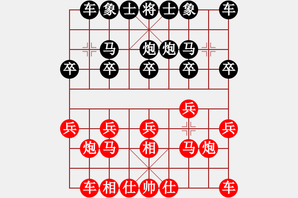 象棋棋譜圖片：20101020 1345 機會[1361955398] - 東萍公司弈天[88081492].ch - 步數(shù)：10 