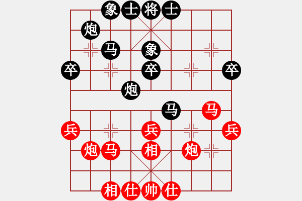 象棋棋譜圖片：Ice is water in a s[717852512] 和 明日復(fù)明日明日何其[-] - 步數(shù)：40 