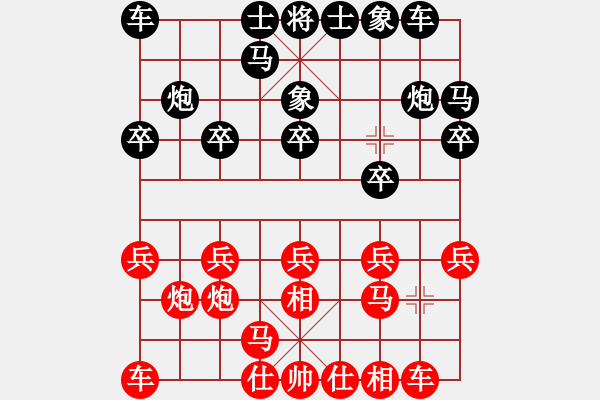 象棋棋譜圖片：愛中華之金鉤炮專輯《69》先勝二郎神6-3 - 步數(shù)：10 