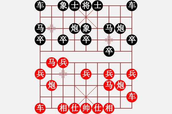 象棋棋譜圖片：后皇嘉樹(1段)-勝-phayamarn(4段) - 步數(shù)：10 