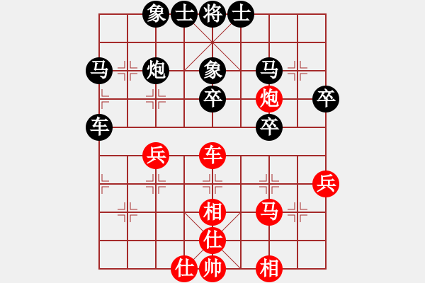 象棋棋譜圖片：barley(5段)-負(fù)-蟄伏的奇跡(5段) - 步數(shù)：40 